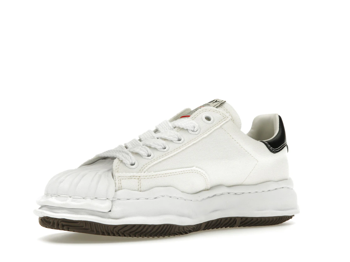 Vue 15 de Maison Mihara Yasuhiro Blakey OG Sole Canvas Low White Black