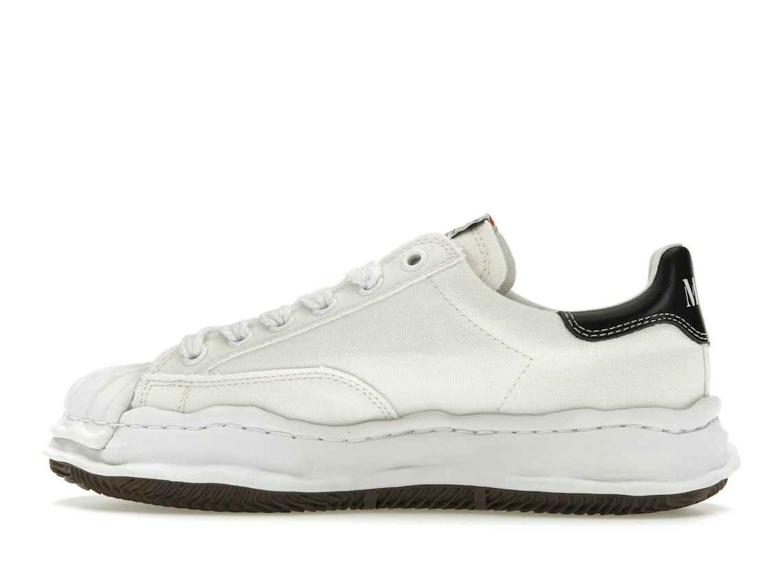 Vue 20 de Maison Mihara Yasuhiro Blakey OG Sole Canvas Low White Black