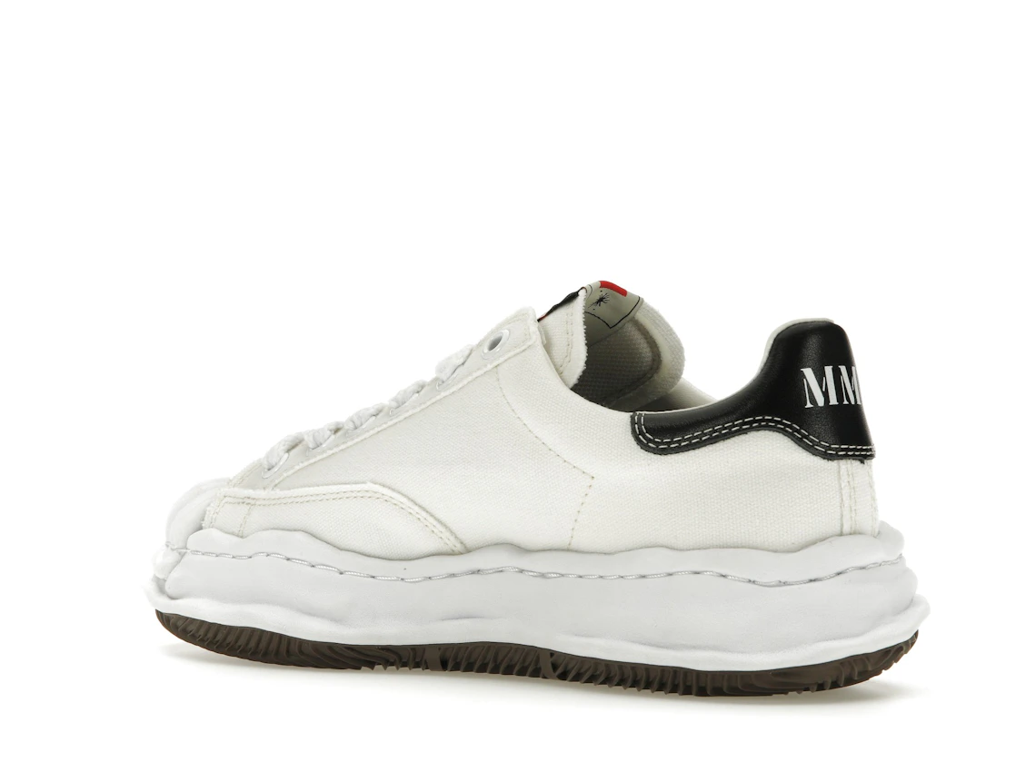 Vue 23 de Maison Mihara Yasuhiro Blakey OG Sole Canvas Low White Black