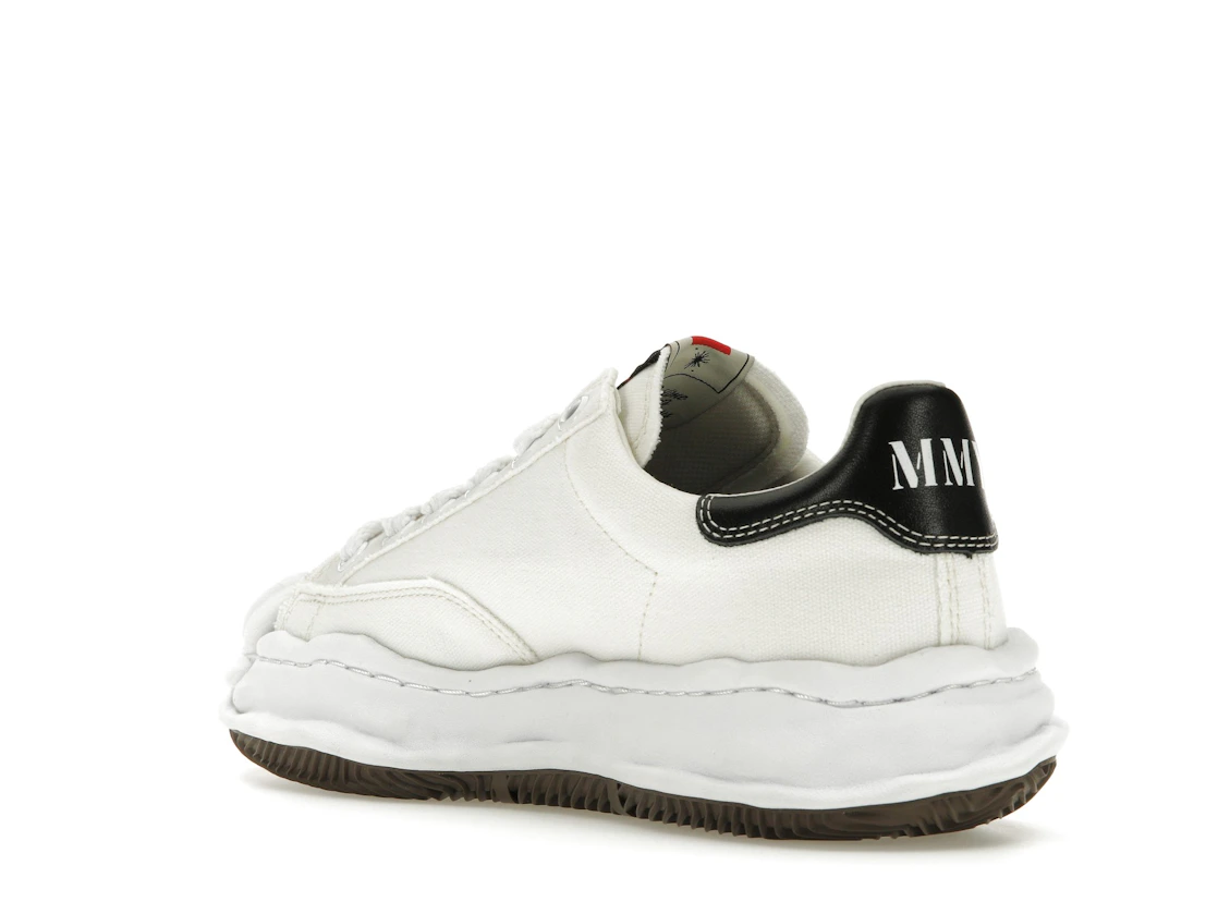 Vue 24 de Maison Mihara Yasuhiro Blakey OG Sole Canvas Low White Black