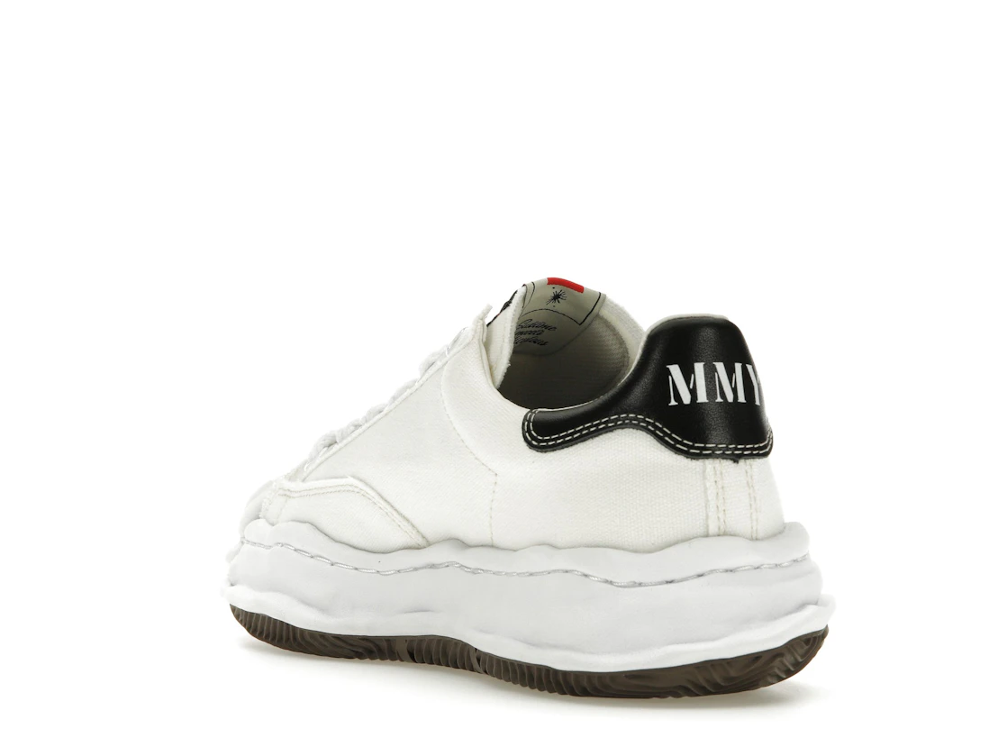 Vue 25 de Maison Mihara Yasuhiro Blakey OG Sole Canvas Low White Black