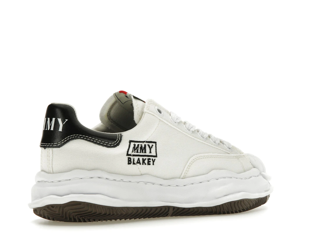 Vue 33 de Maison Mihara Yasuhiro Blakey OG Sole Canvas Low White Black