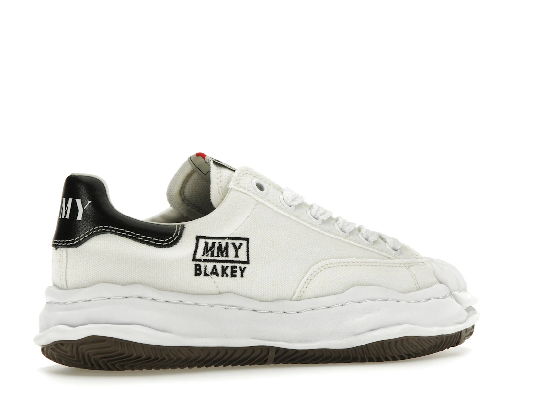 Vue 34 de Maison Mihara Yasuhiro Blakey OG Sole Canvas Low White Black