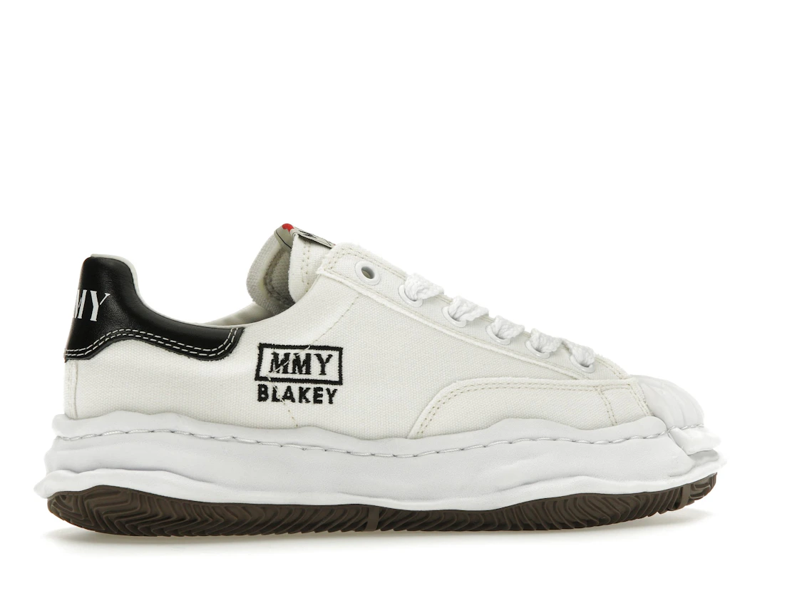 Vue 35 de Maison Mihara Yasuhiro Blakey OG Sole Canvas Low White Black