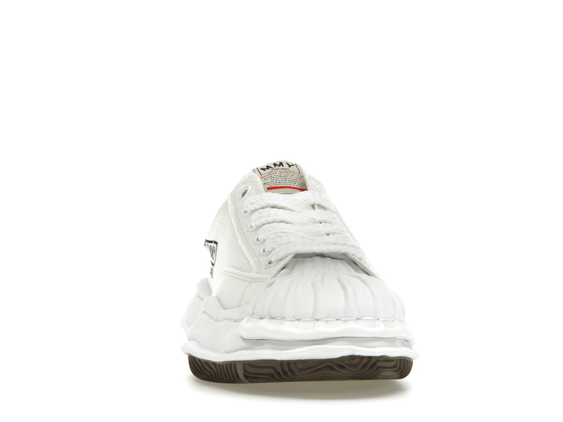 Vue 9 de Maison Mihara Yasuhiro Blakey OG Sole Canvas Low White Black