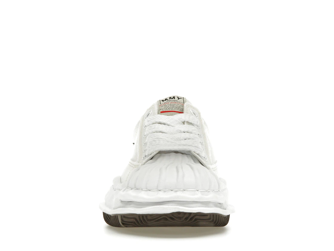 Vue 10 de Maison Mihara Yasuhiro Blakey OG Sole Canvas Low White Black