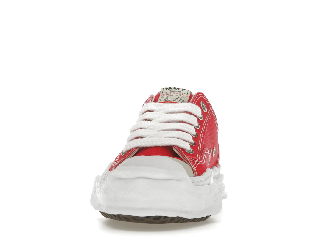 Vue 11 de Maison Mihara Yasuhiro Hank OG Sole Canvas Low Red