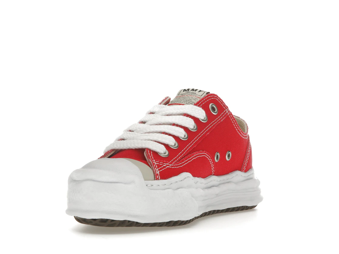 Vue 13 de Maison Mihara Yasuhiro Hank OG Sole Canvas Low Red