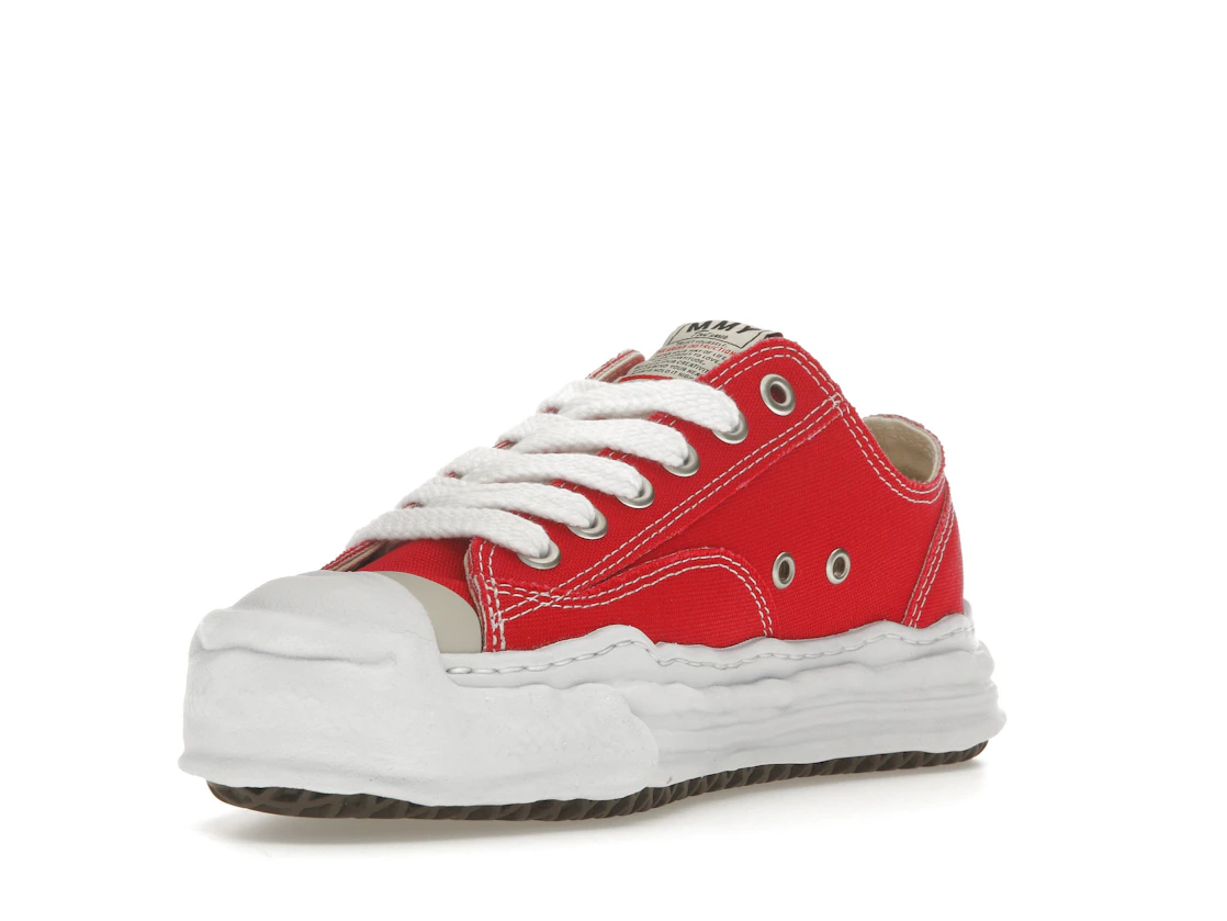Vue 14 de Maison Mihara Yasuhiro Hank OG Sole Canvas Low Red