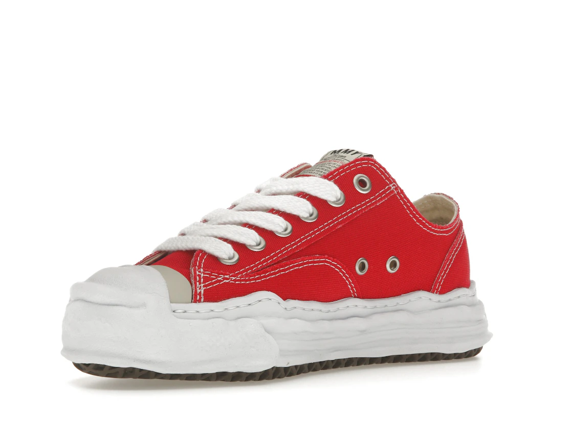 Vue 15 de Maison Mihara Yasuhiro Hank OG Sole Canvas Low Red