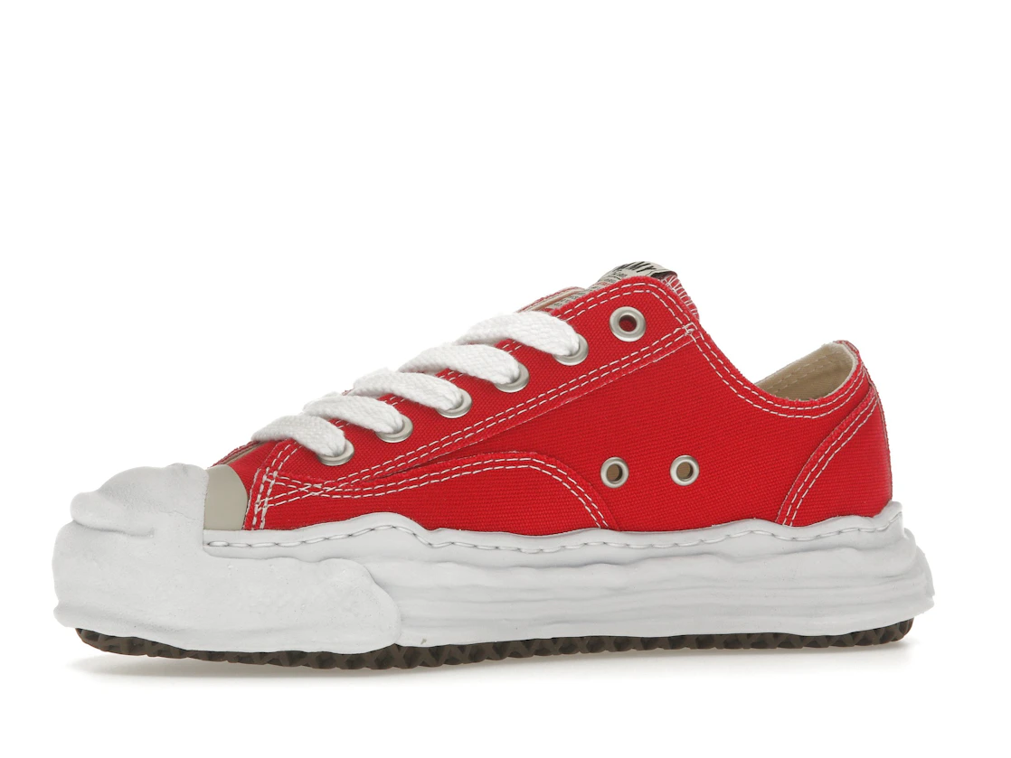 Vue 17 de Maison Mihara Yasuhiro Hank OG Sole Canvas Low Red