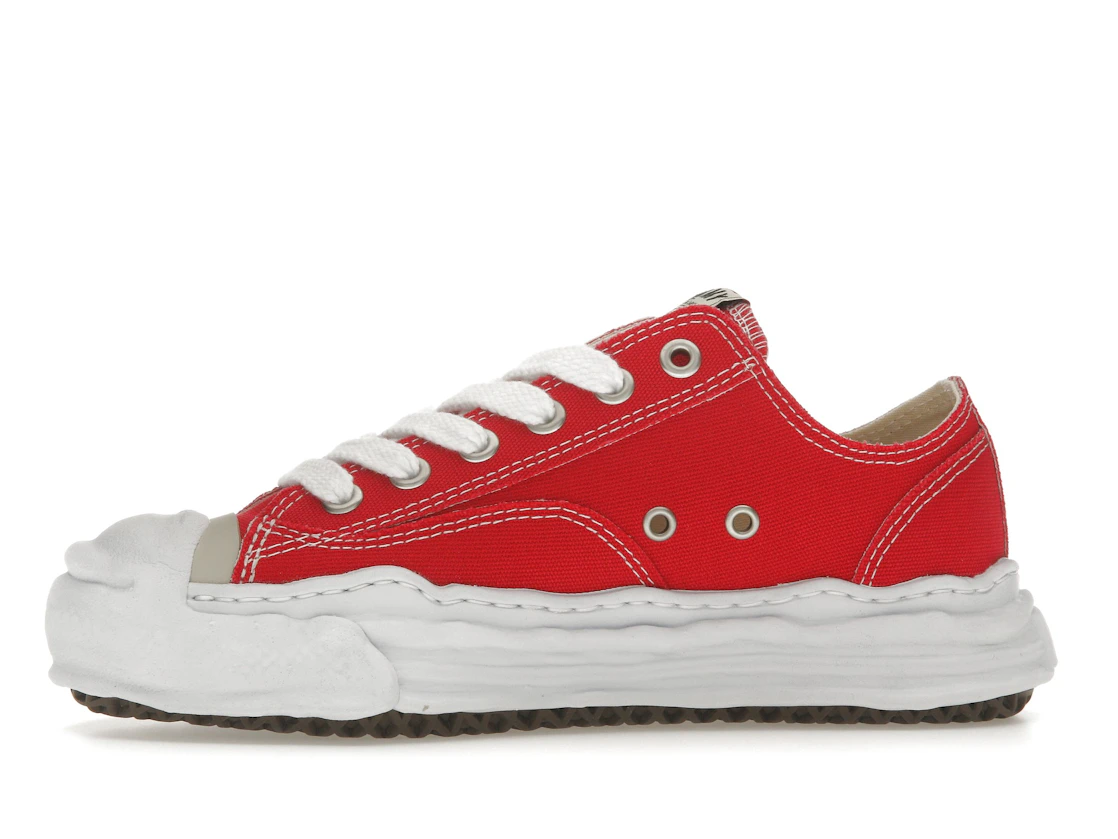 Vue 18 de Maison Mihara Yasuhiro Hank OG Sole Canvas Low Red