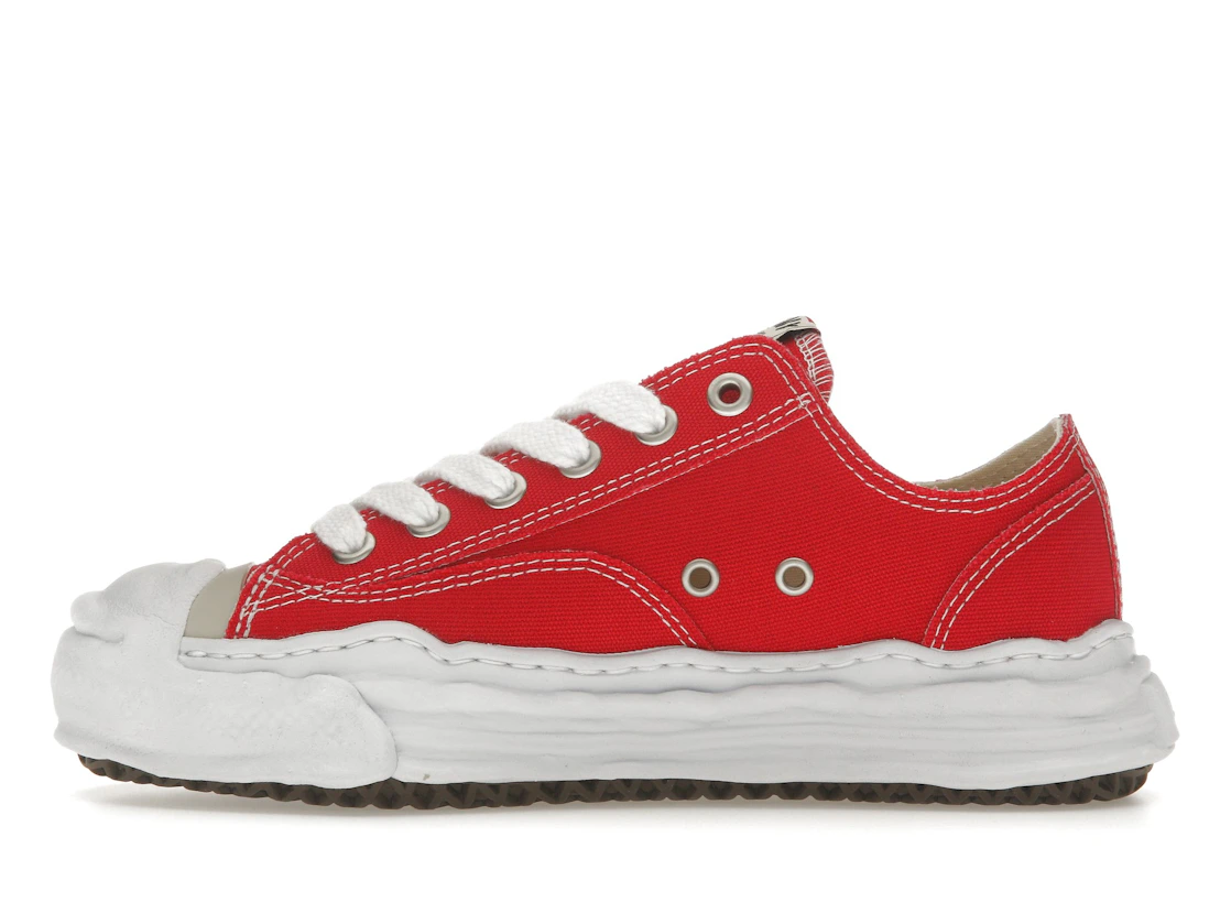 Vue 19 de Maison Mihara Yasuhiro Hank OG Sole Canvas Low Red
