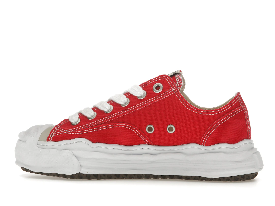 Vue 20 de Maison Mihara Yasuhiro Hank OG Sole Canvas Low Red