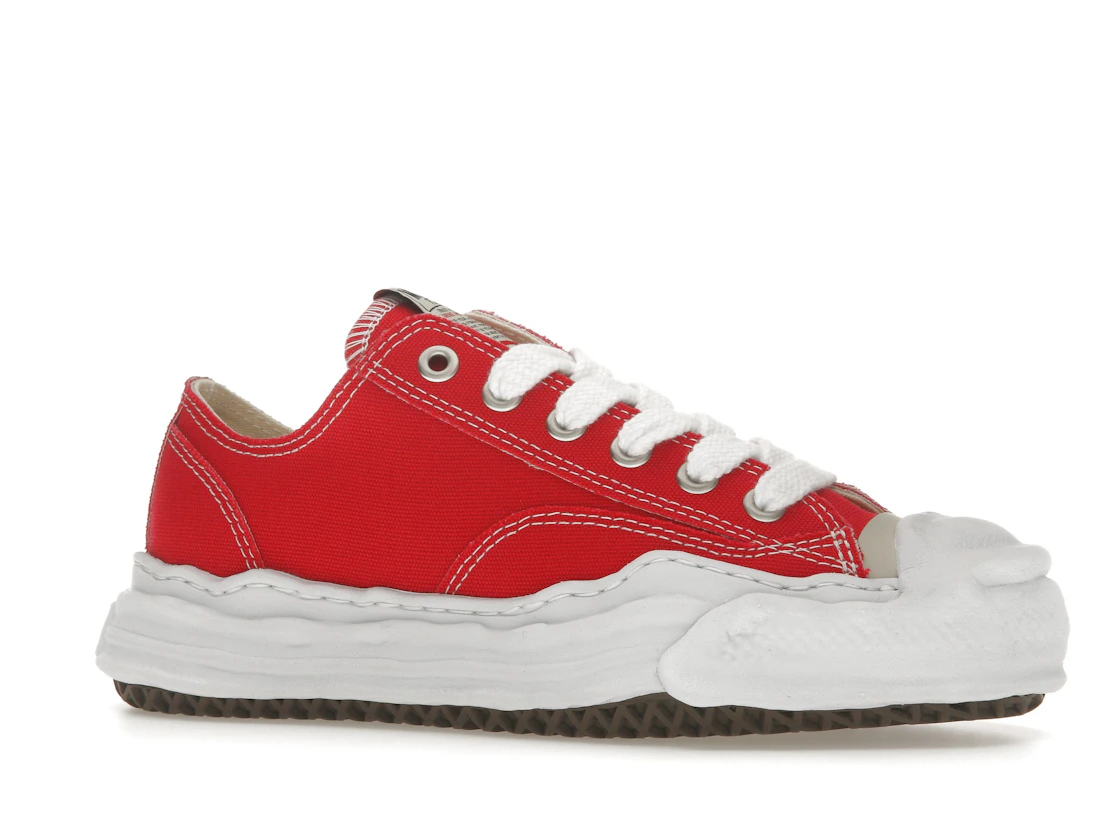 Vue 3 de Maison Mihara Yasuhiro Hank OG Sole Canvas Low Red