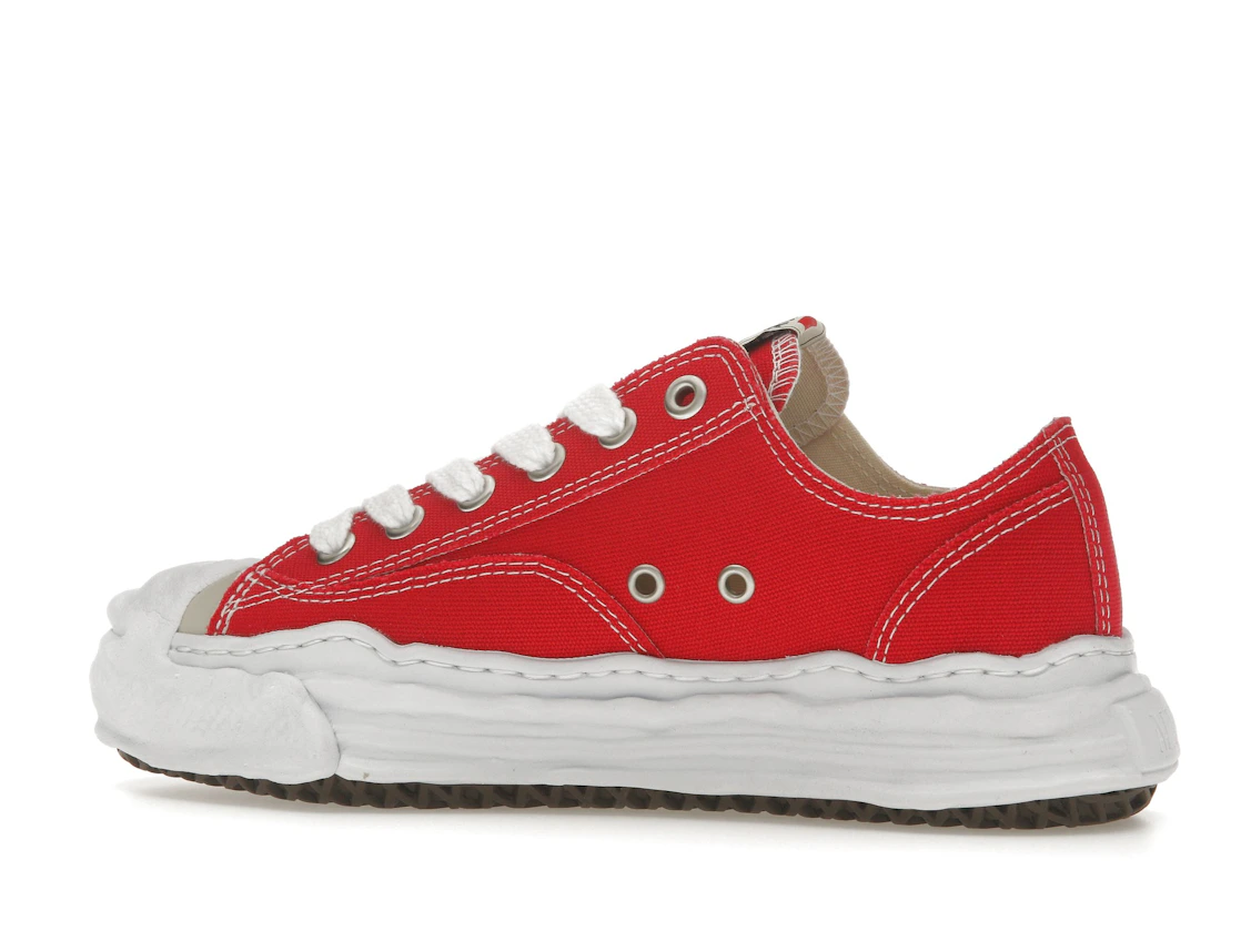 Vue 21 de Maison Mihara Yasuhiro Hank OG Sole Canvas Low Red