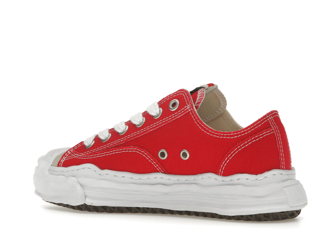 Vue 22 de Maison Mihara Yasuhiro Hank OG Sole Canvas Low Red