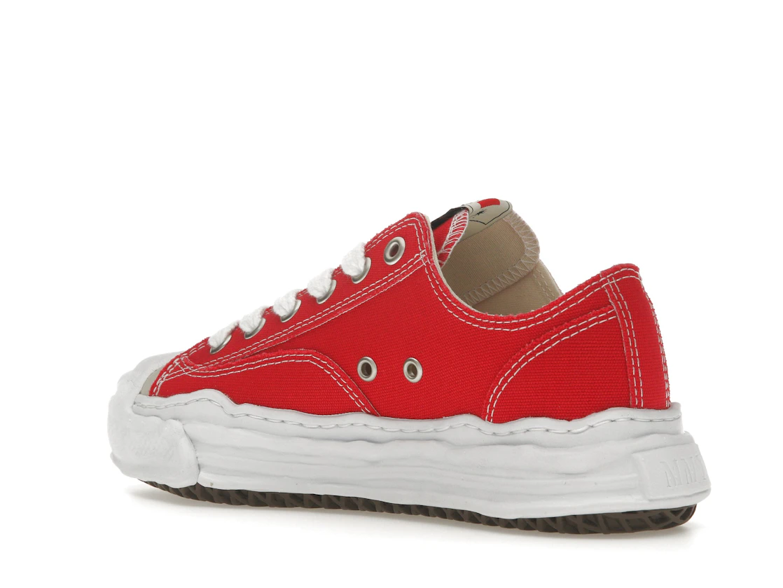 Vue 23 de Maison Mihara Yasuhiro Hank OG Sole Canvas Low Red