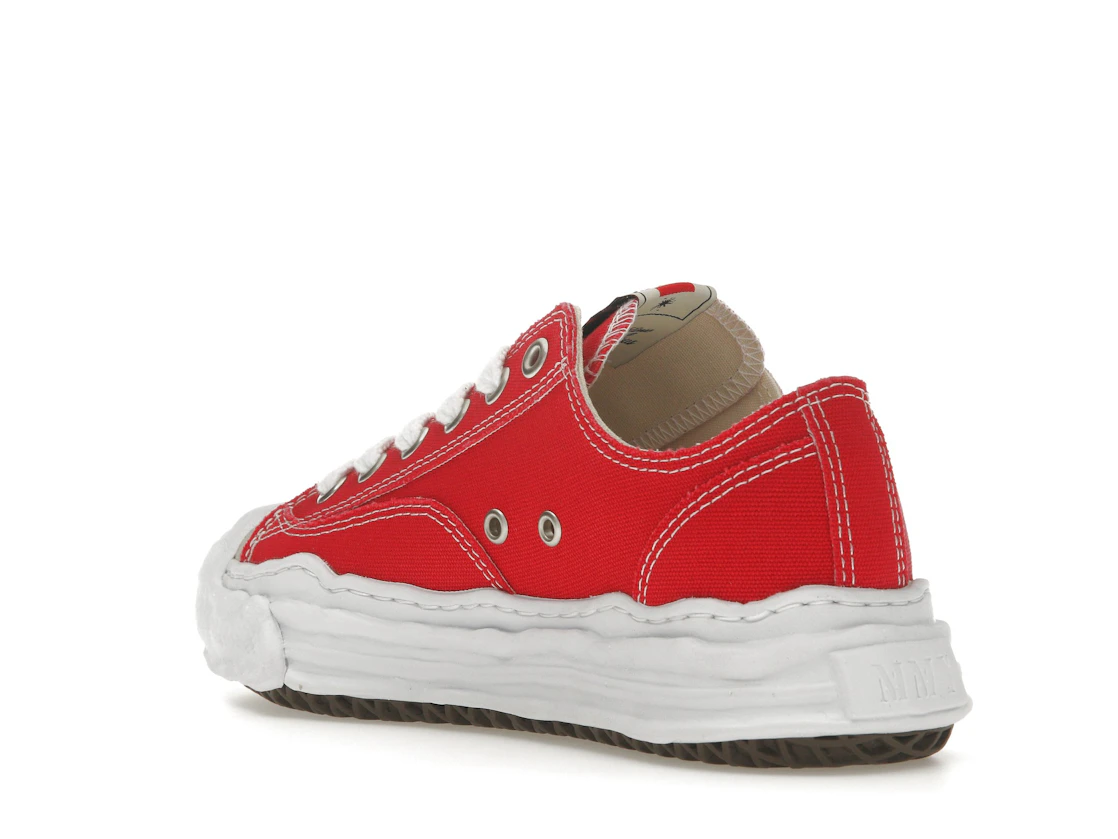 Vue 24 de Maison Mihara Yasuhiro Hank OG Sole Canvas Low Red