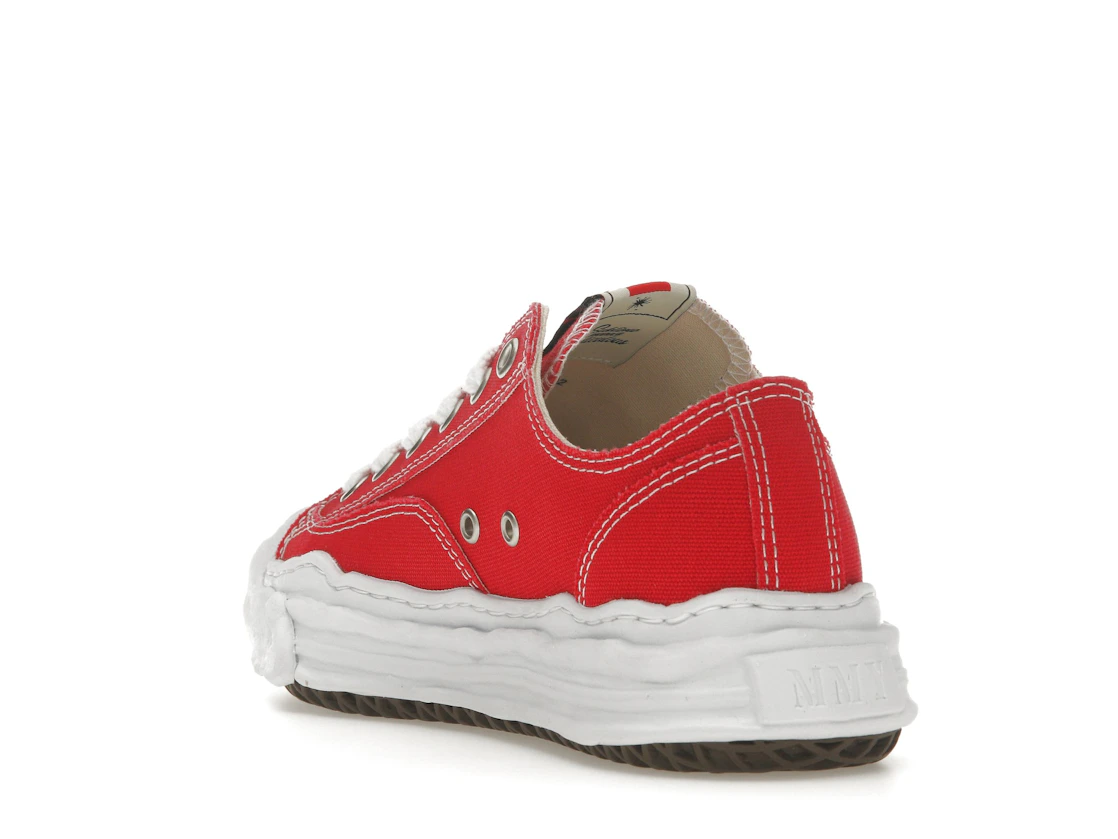 Vue 25 de Maison Mihara Yasuhiro Hank OG Sole Canvas Low Red