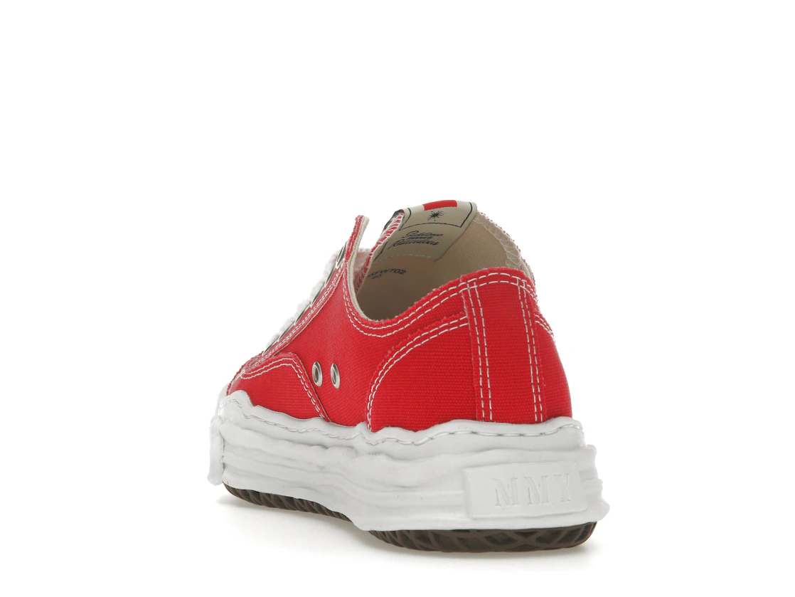 Vue 26 de Maison Mihara Yasuhiro Hank OG Sole Canvas Low Red