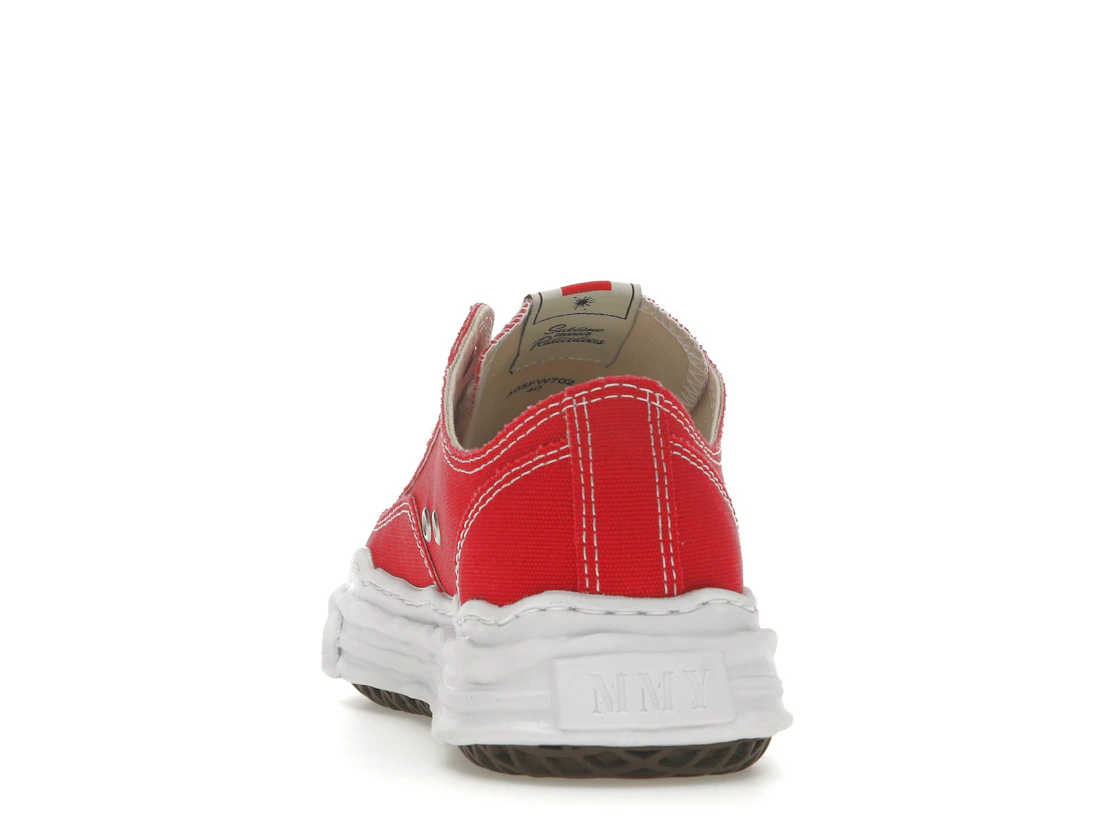 Vue 27 de Maison Mihara Yasuhiro Hank OG Sole Canvas Low Red