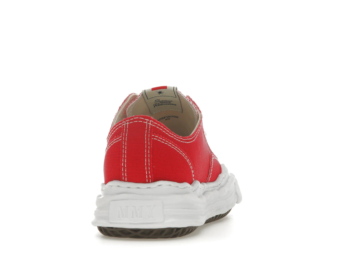 Vue 29 de Maison Mihara Yasuhiro Hank OG Sole Canvas Low Red