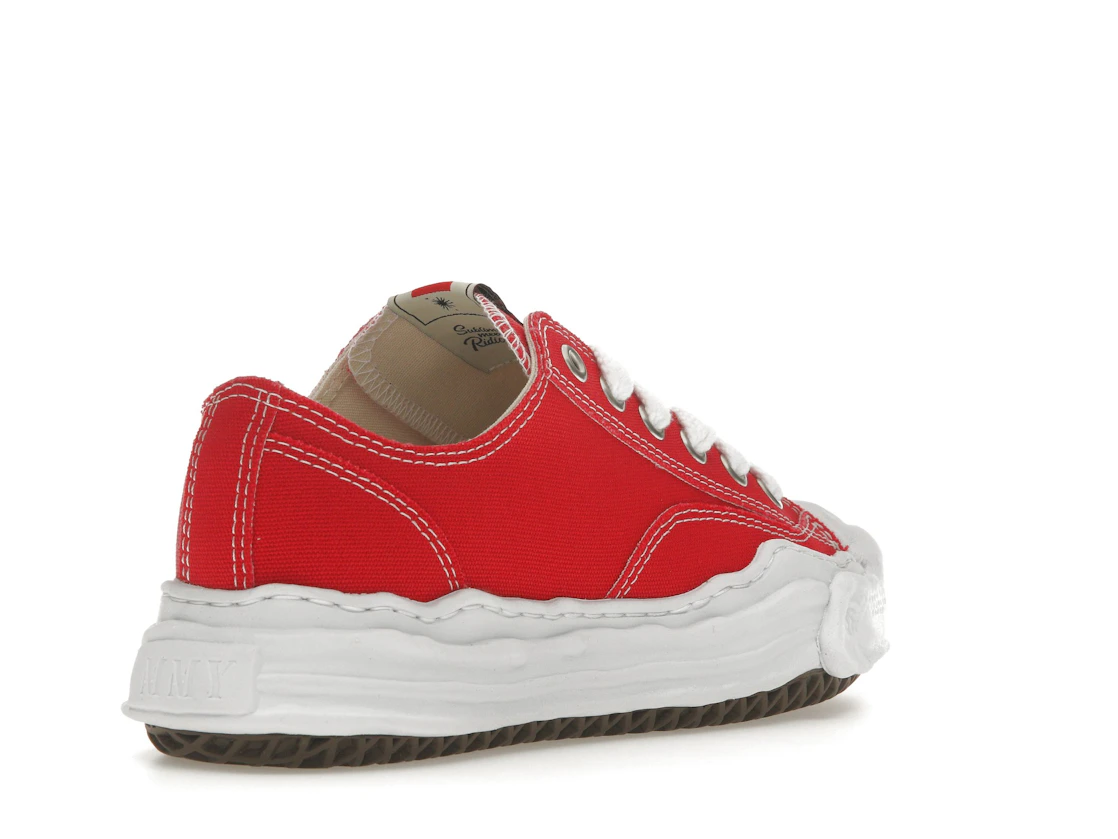 Vue 32 de Maison Mihara Yasuhiro Hank OG Sole Canvas Low Red