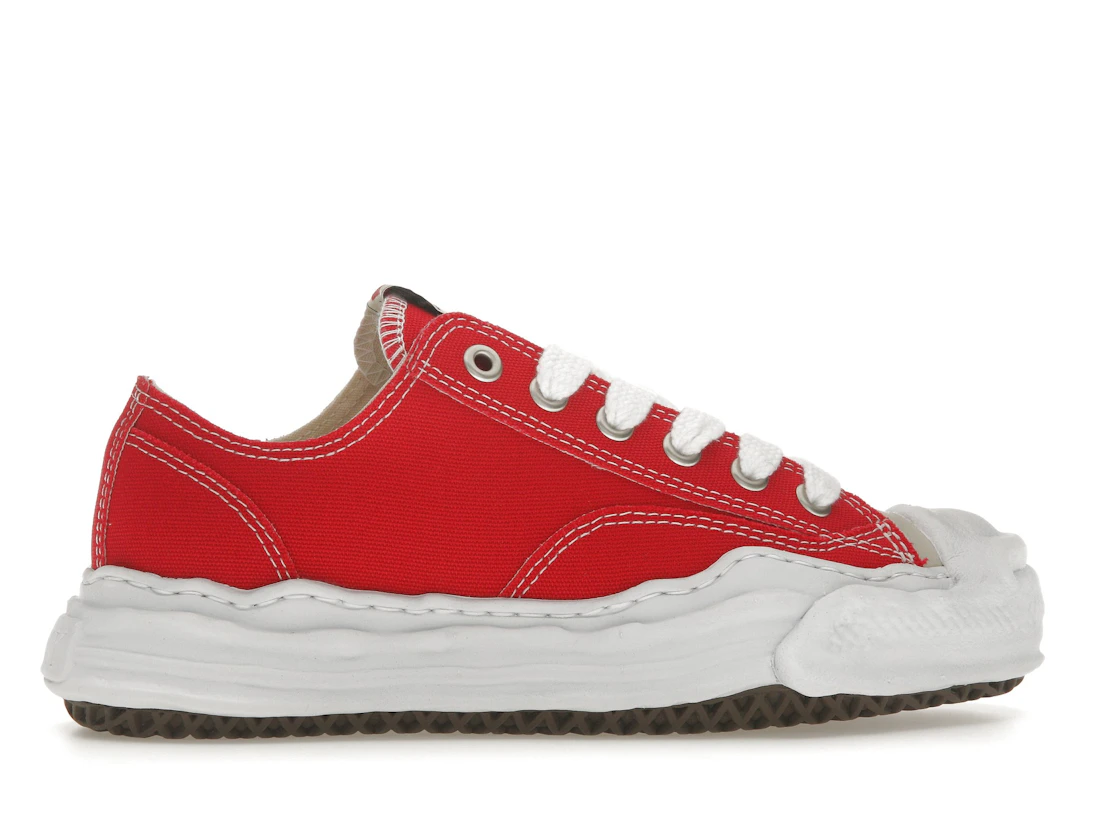Vue 36 de Maison Mihara Yasuhiro Hank OG Sole Canvas Low Red