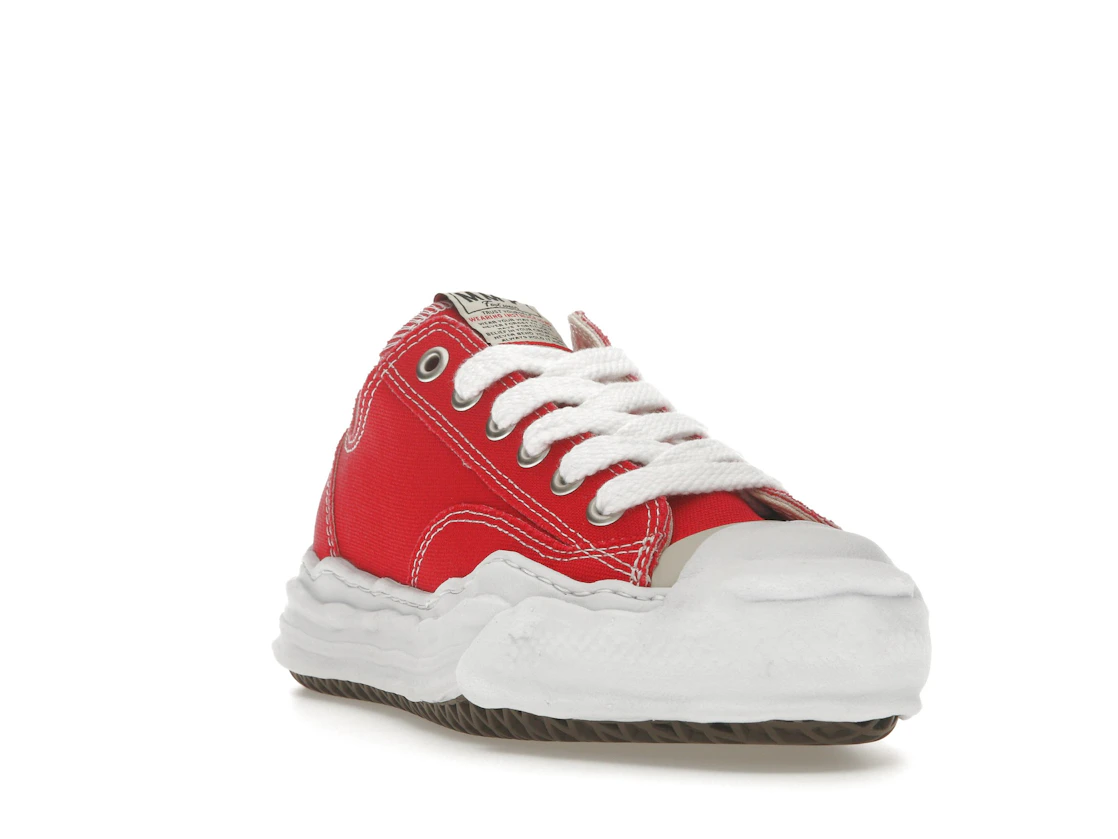 Vue 7 de Maison Mihara Yasuhiro Hank OG Sole Canvas Low Red