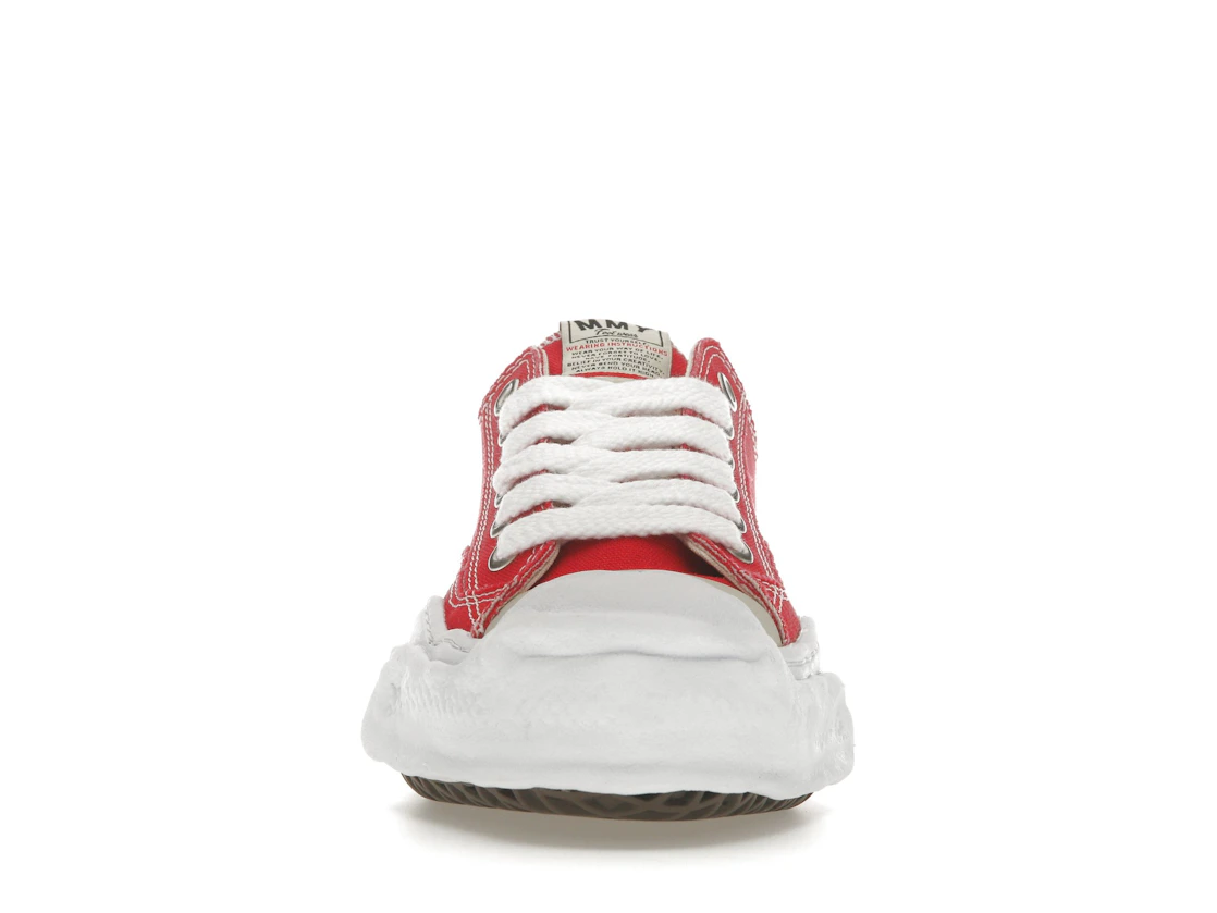 Vue 10 de Maison Mihara Yasuhiro Hank OG Sole Canvas Low Red