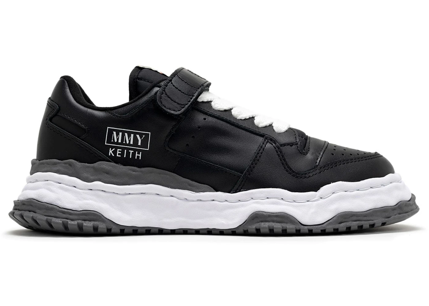 Maison Mihara Yasuhiro Keith OG Sole Leather Low Black White