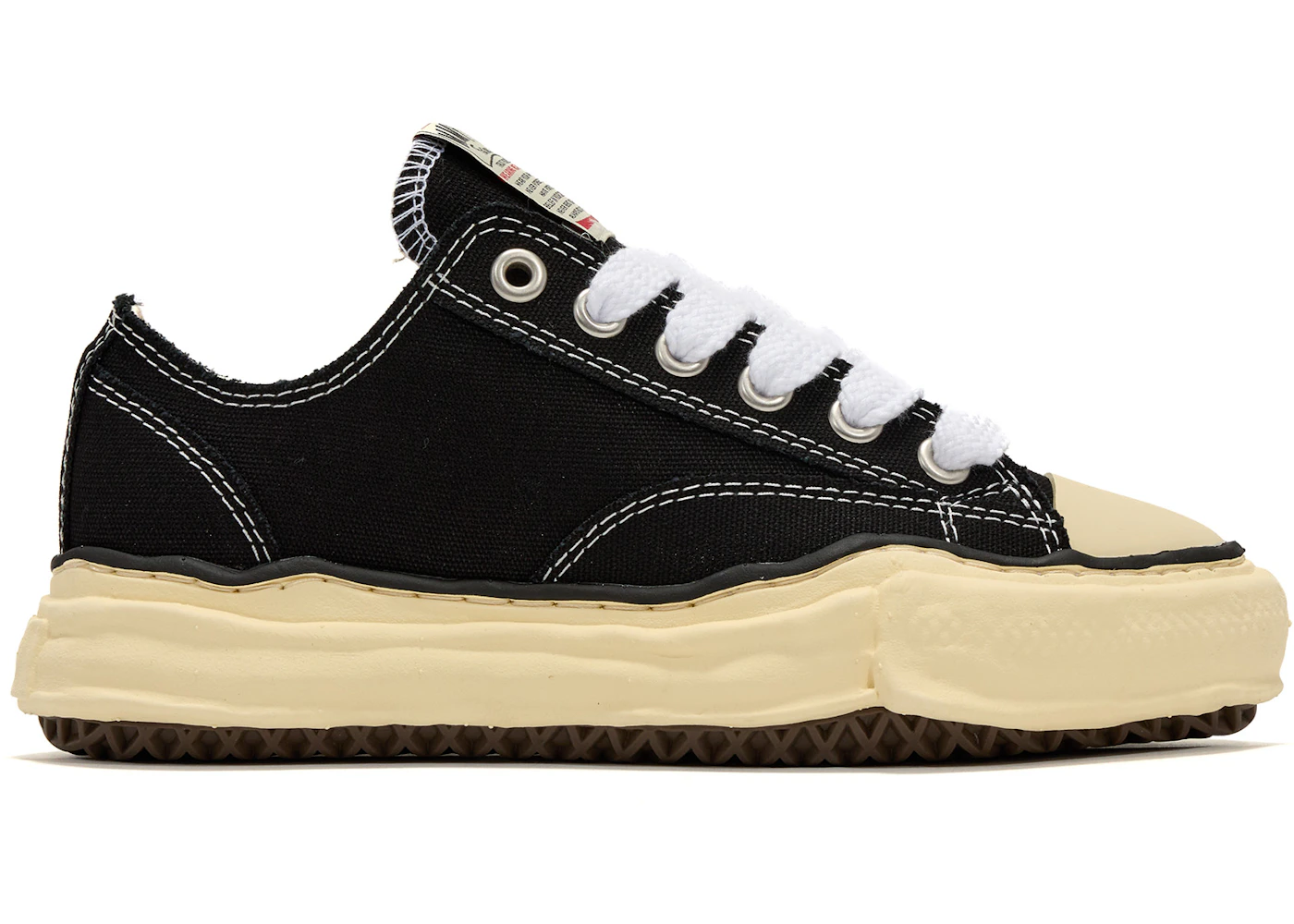 Maison Mihara Yasuhiro Peterson OG Sole Canvas Low Black