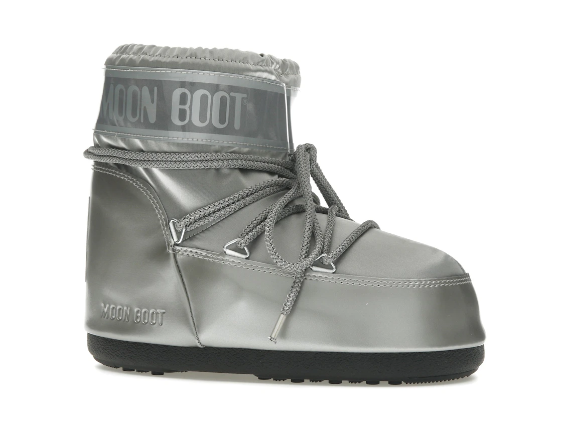 Vue 3 de Moon Boot Icon Low Boot Glance Silver