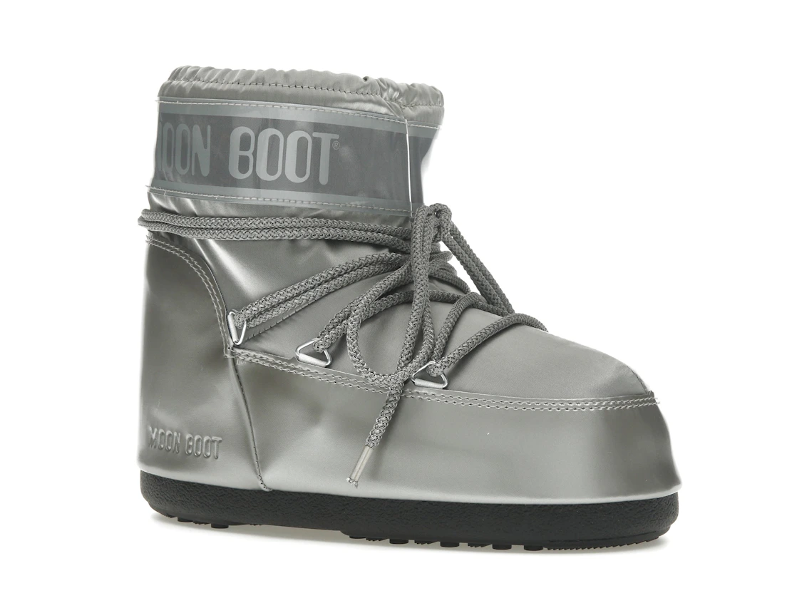 Vue 4 de Moon Boot Icon Low Boot Glance Silver
