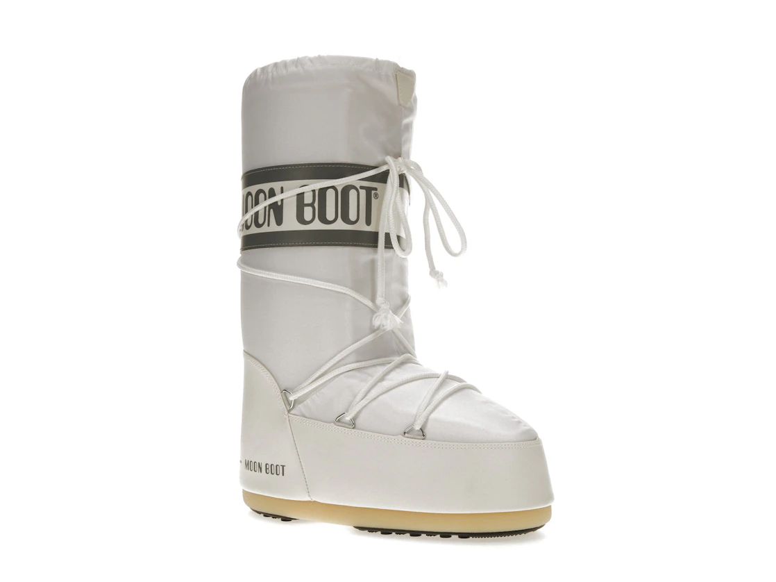 Vue 4 de Moon Boot Icon Nylon Boot White