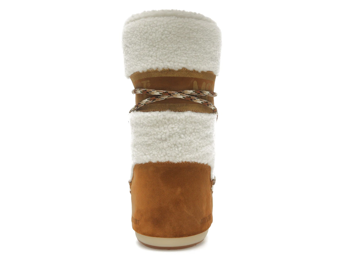 Vue 28 de Moon Boot Icon Shearling Boot Whisky Off White
