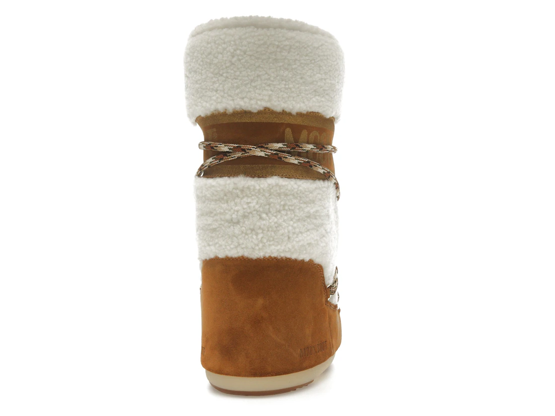 Vue 29 de Moon Boot Icon Shearling Boot Whisky Off White