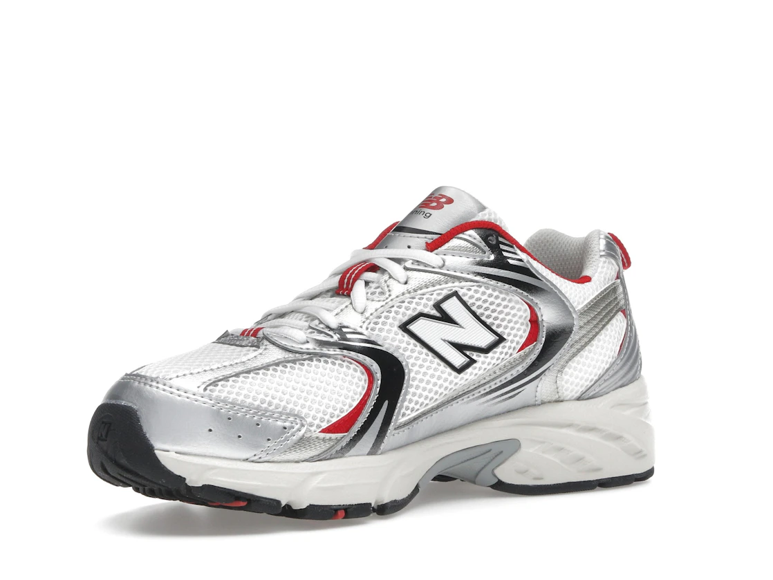 Vue 15 de New Balance 530 White Grey Red