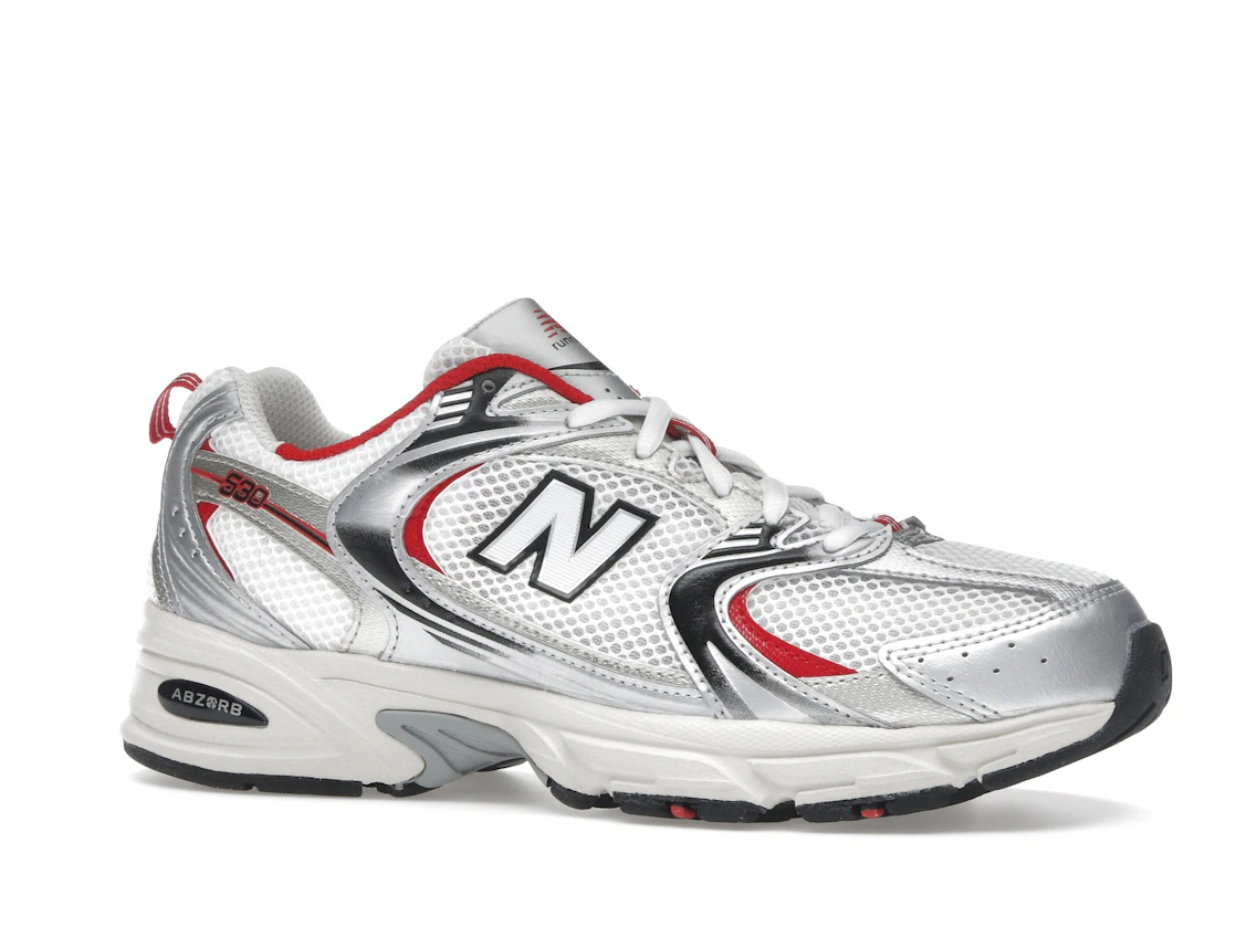 Vue 3 de New Balance 530 White Grey Red