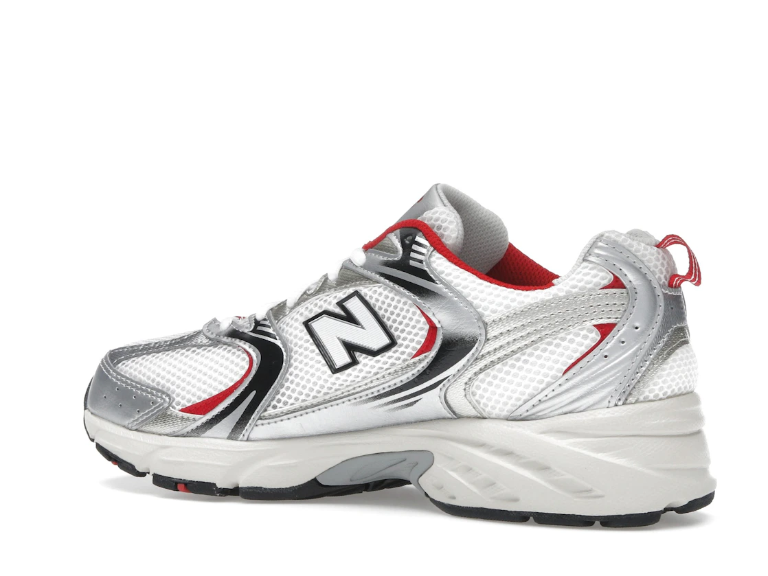 Vue 22 de New Balance 530 White Grey Red