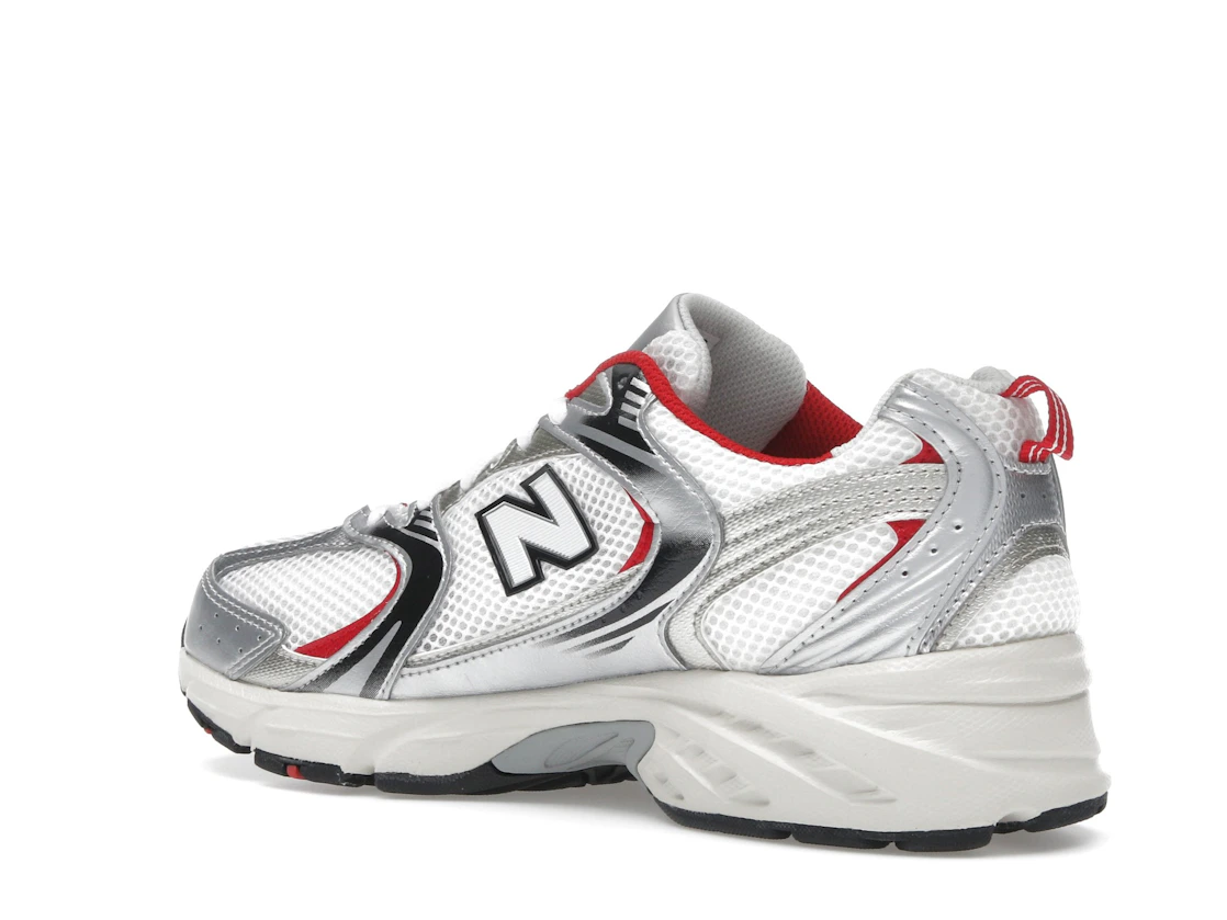 Vue 23 de New Balance 530 White Grey Red
