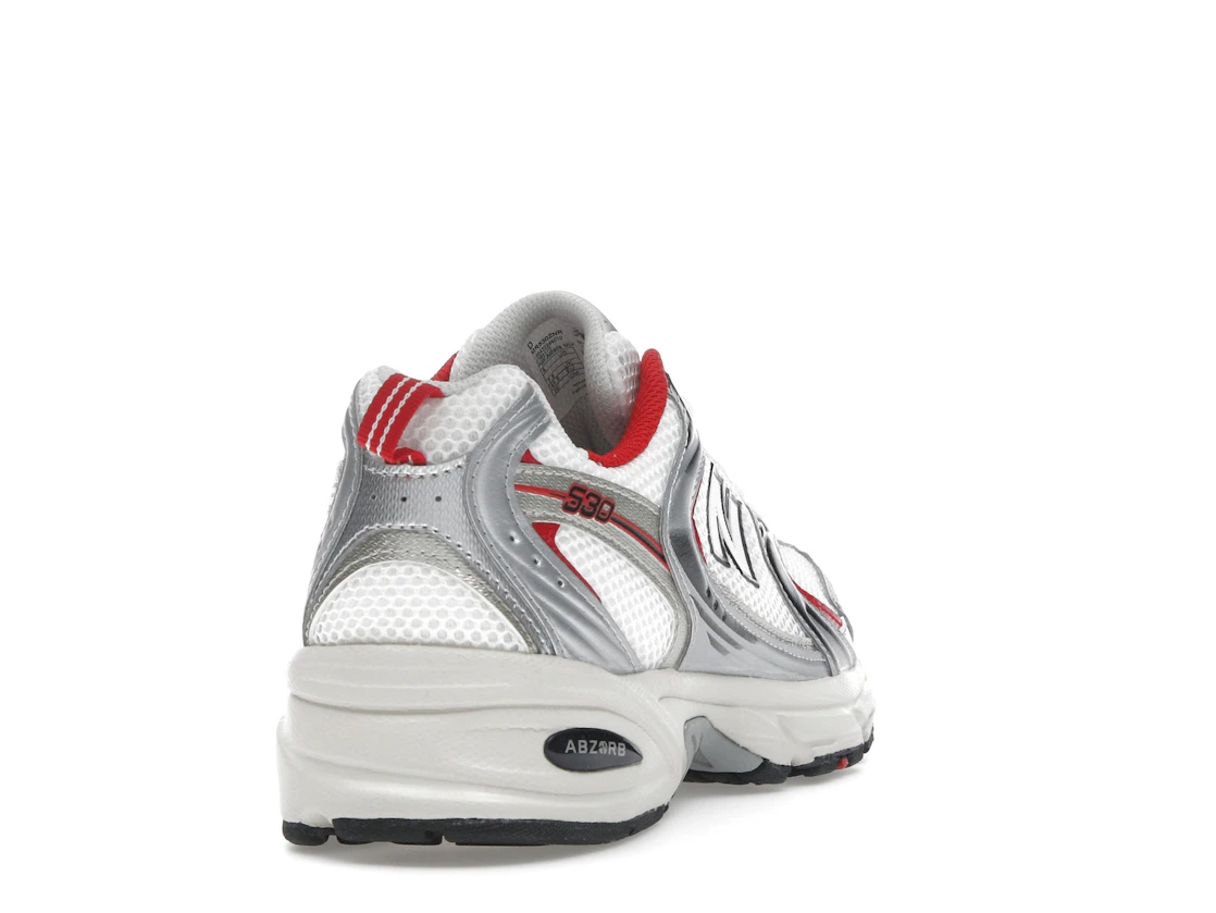 Vue 30 de New Balance 530 White Grey Red