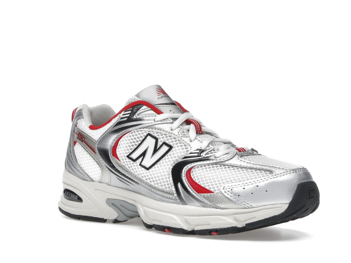 Vue 5 de New Balance 530 White Grey Red