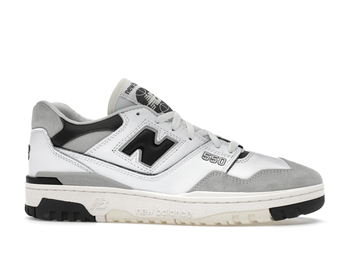 Vue 2 de New Balance 550 Grey White Black