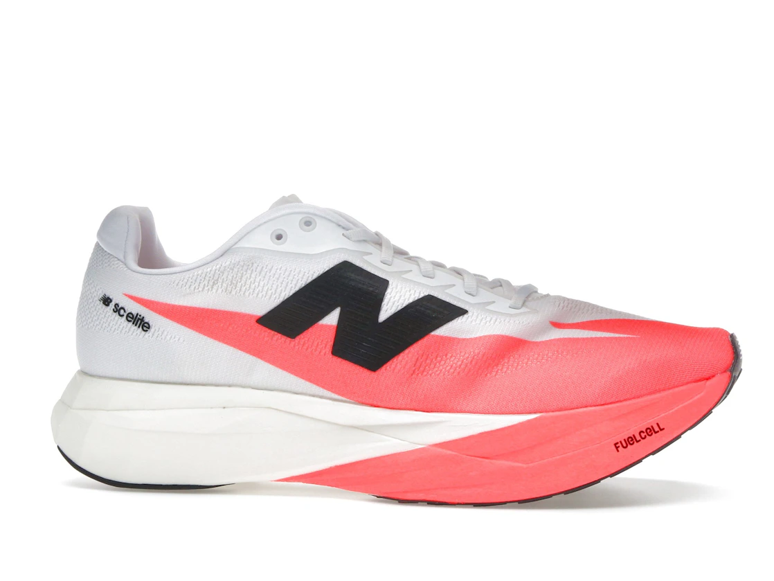 Vue 2 de New Balance FuelCell SuperComp Elite v5 Urgent Red