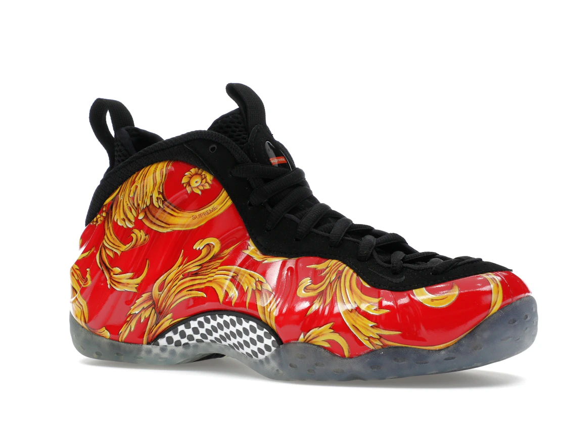Vue 4 de Nike Air Foamposite One Supreme Red