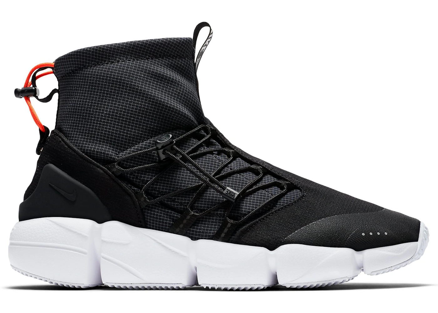 Nike Air Footscape Mid Utility DM Black Safety Orange