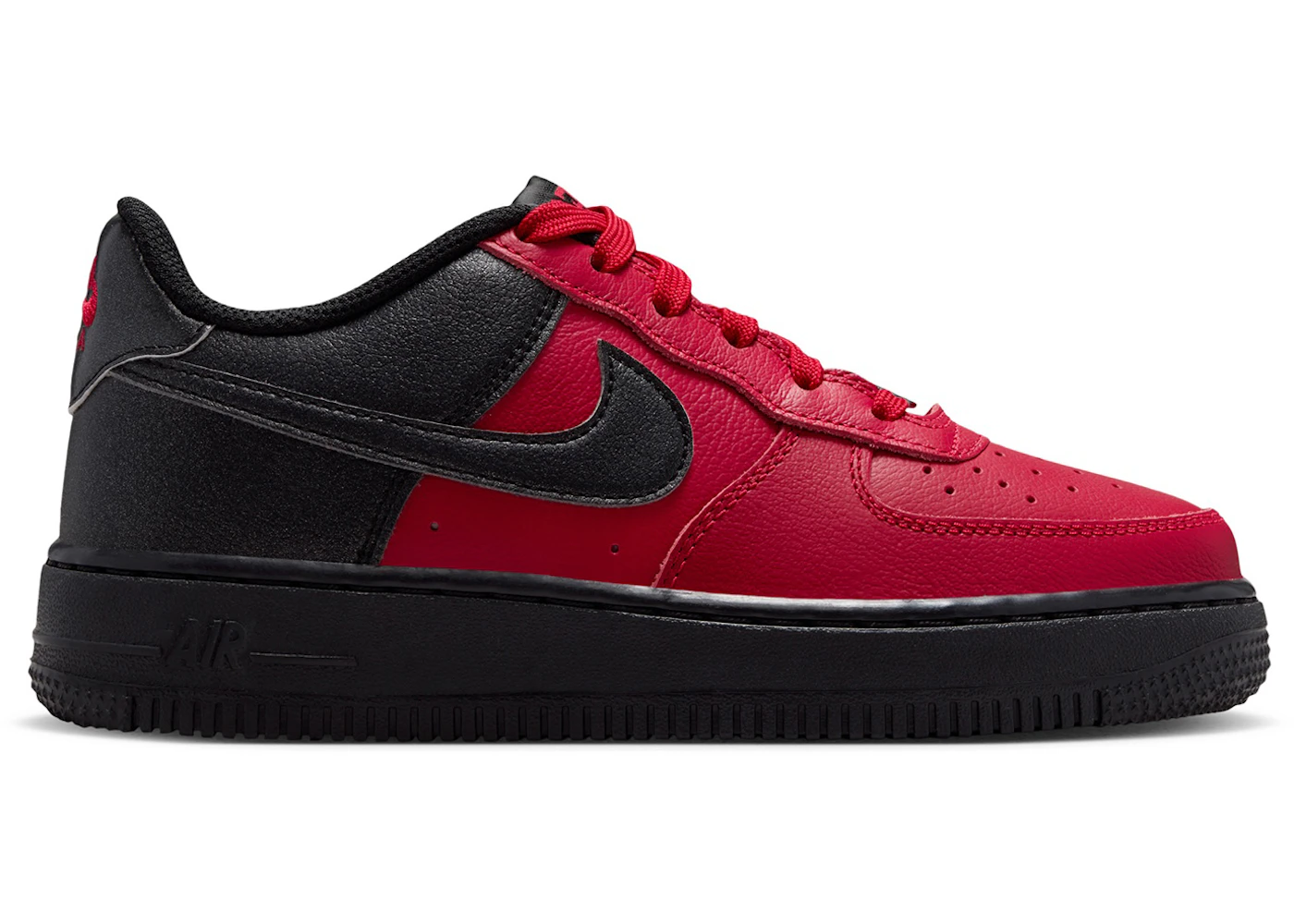 Nike Air Force 1 Low LV8 Gym Red Summit White Black (GS)