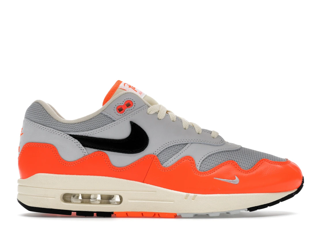 Vue 1 de Nike Air Max 1 Patta Waves Hyper Crimson Pure Platinum (With Bracelet)